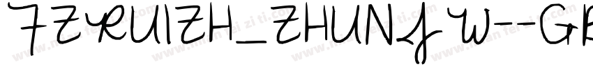 FZRUIZH_ZHUNJW--GB 1字体转换